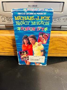 Poison Ivy (1985) VHS Tape featuring Michael J. Fox and Nancy McKeon TESTED